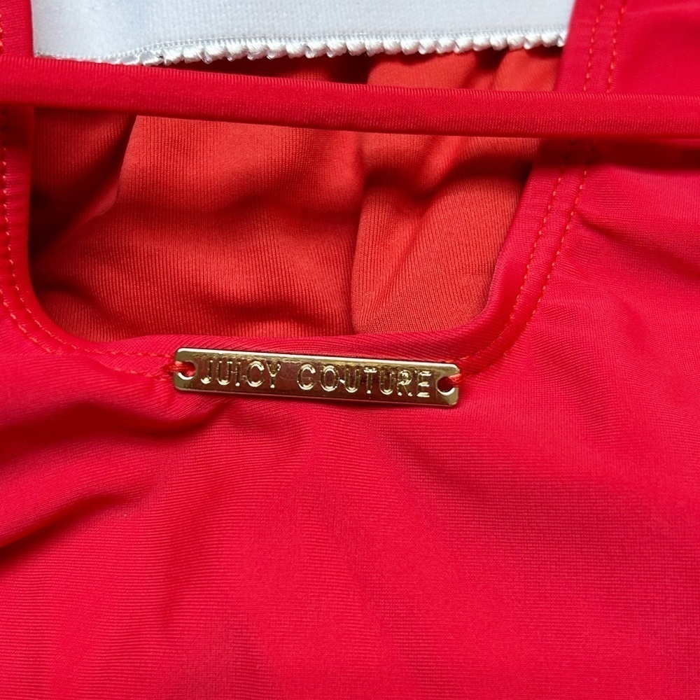 Juicy Couture Crush On You Swimsuit with Eyelet Waist in Lollipop Size Large NWT - Picture 6 of 11